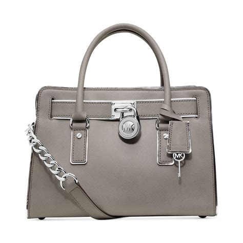 michael kors hamilton specchio east|Michael Kors Hamilton Specchio East West Satchel Pearl Grey .